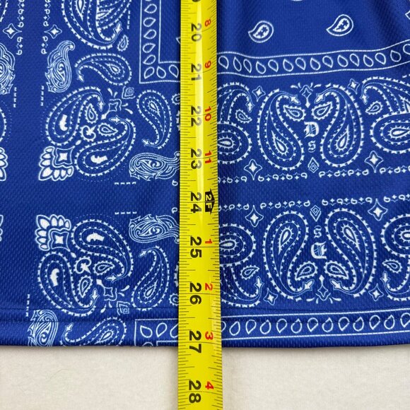 NWT Dogg Supply Men's Royal Blue Mesh Bandana Basketball Jersey Tank Size Small - Picture 8 of 8